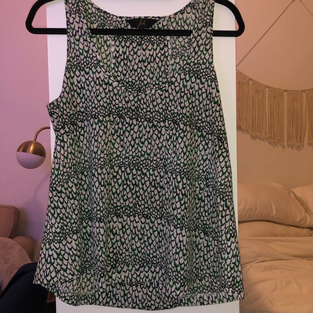 Jack by B.B. Dakota Snakeskin-pattern tank top